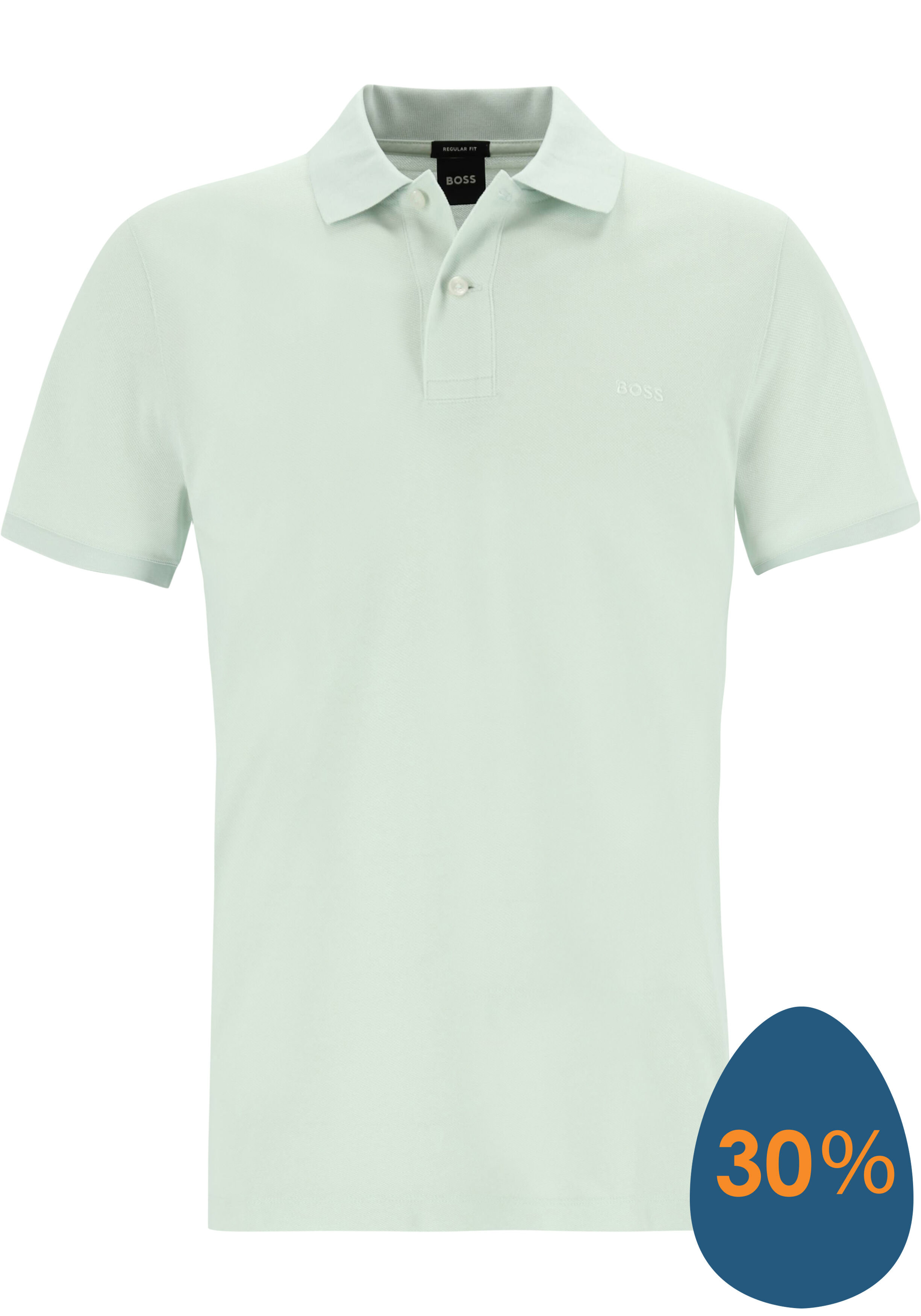BOSS Pallas regular fit polo, pique, lichtgroen